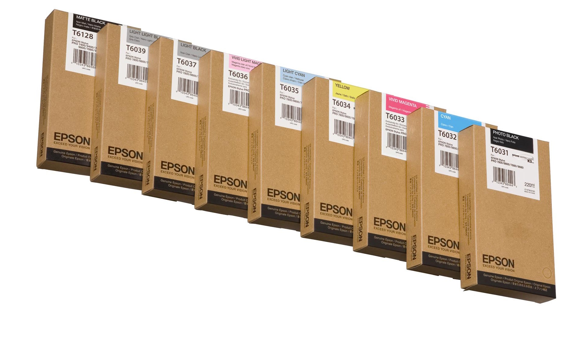 Epson Tintenpatrone T603600, Magenta, 220 ml – für Stylus Pro 7880/9880