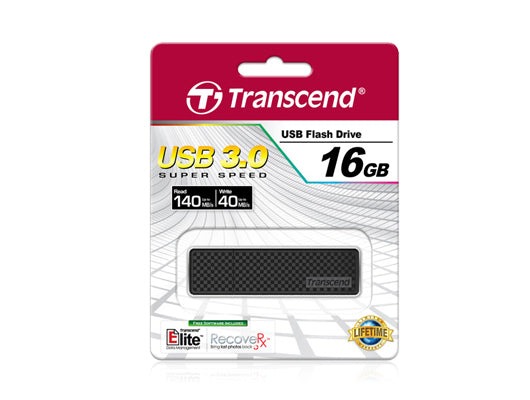 Transcend JetFlash 780 USB-Stick – 8 GB, USB 3.0, Schwarz