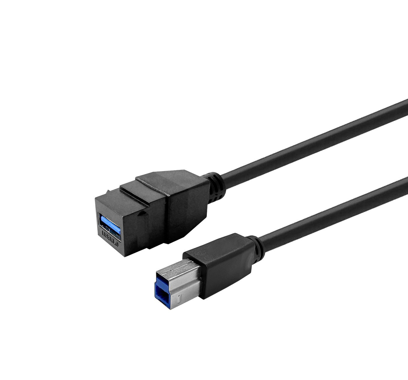 Vivolink USB-Adapter USB-A (Buchse) auf USB-B (Stecker) – USB 3.2 Gen 1 (5 Gbit/s) – Schwarz