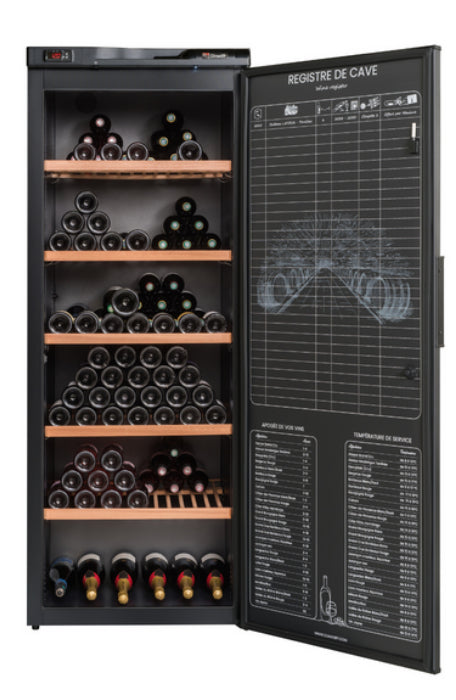 Climadiff Weinkühlschrank RESERVE275F – 297 Flaschen, 220 V, Kompressor, Energieeffizienzklasse F
