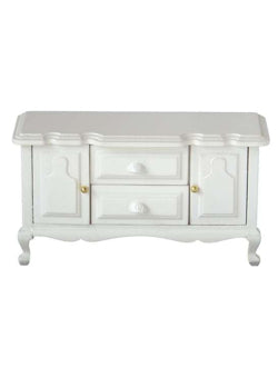 Bottsa Holzrohling Mini-Figur Sideboard, 12 × 4 × 7 cm, 1 Stk, weiss