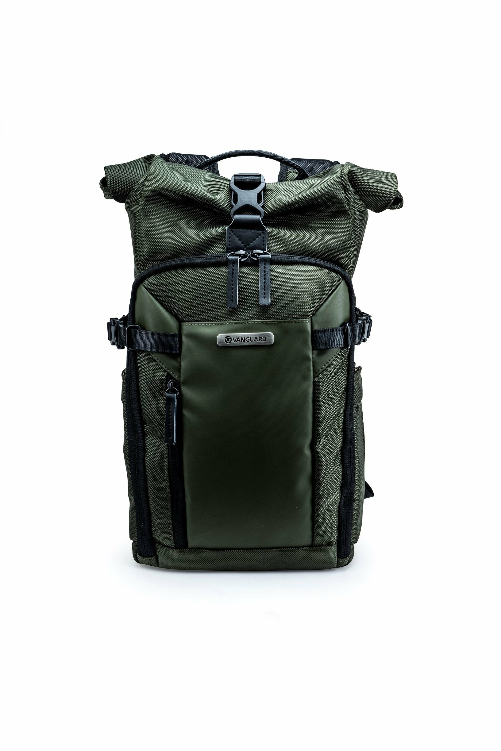 Vanguard VEO SELECT 43RBGR Fotorucksack – Rolltop, 55 l, Tabletfach bis 10,5", Stativtransport – Grün