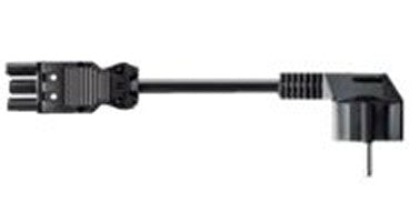 Bachmann Netzkabel – Schuko (CEE 7/4) – GST18/3, 1,5 m, schwarz