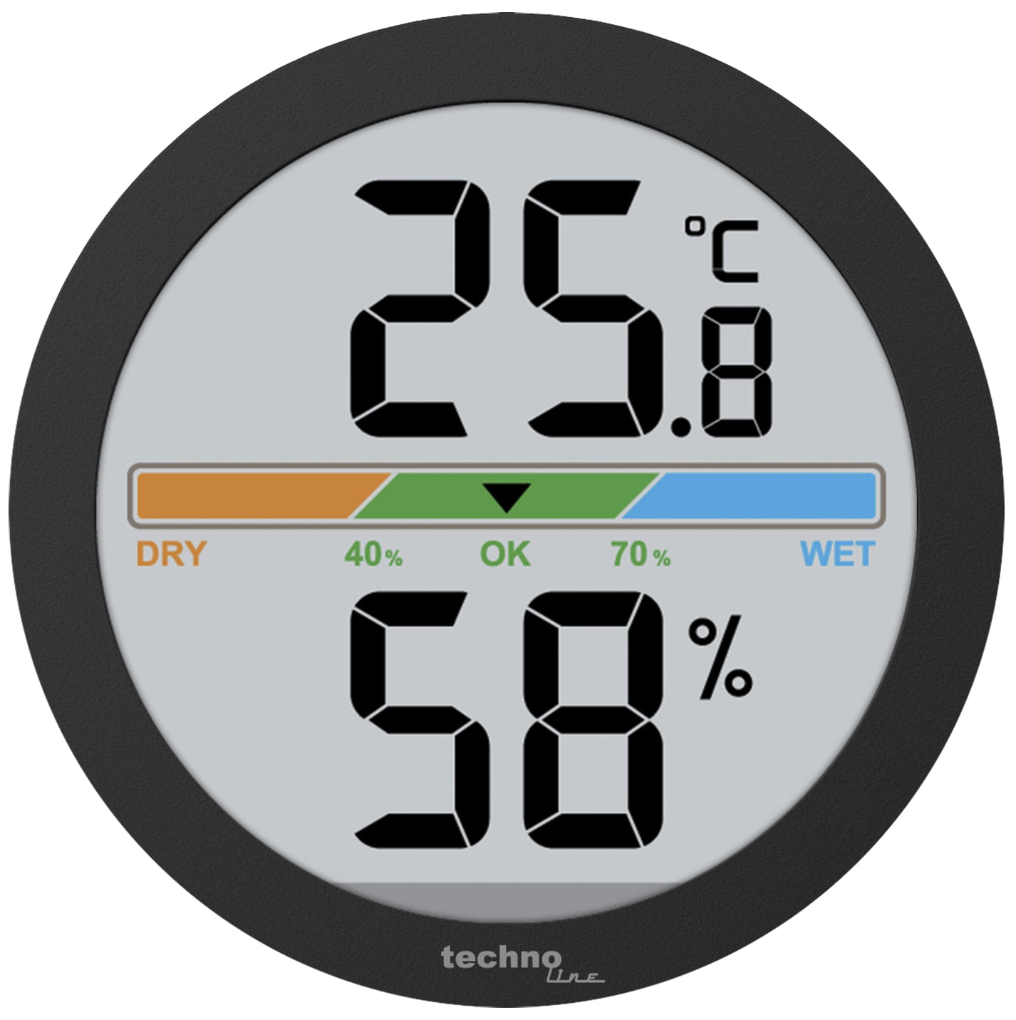 Technoline WS 9418 Thermo-Hygrometer (Handgerät) – −9,9–49,9 °C, 20–95 %, Innen