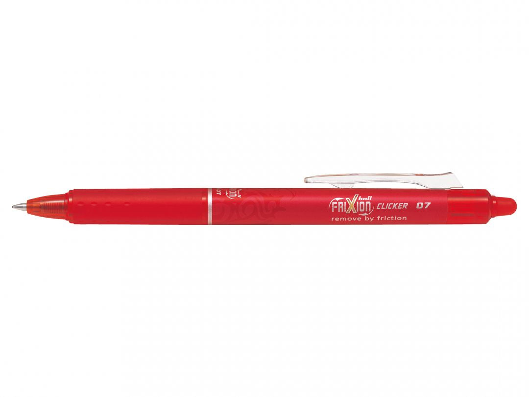 Pilot FriXion Ball Clicker – radierbarer Tintenroller, 0,7 mm, rot