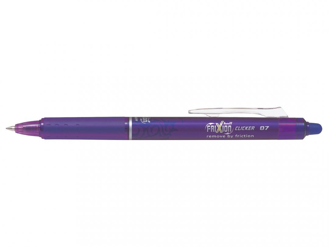 Pilot FriXion Ball Clicker – radierbarer Tintenroller, 0,7 mm, violett