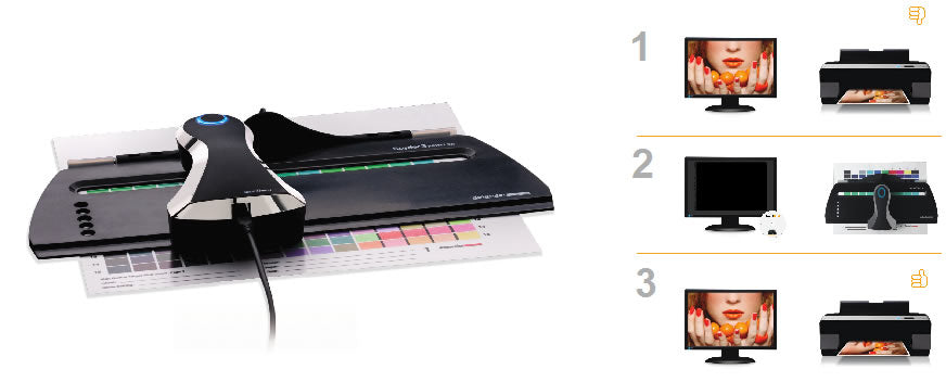 Datacolor SpyderPRINT – Spektrokolorimeter für Drucker