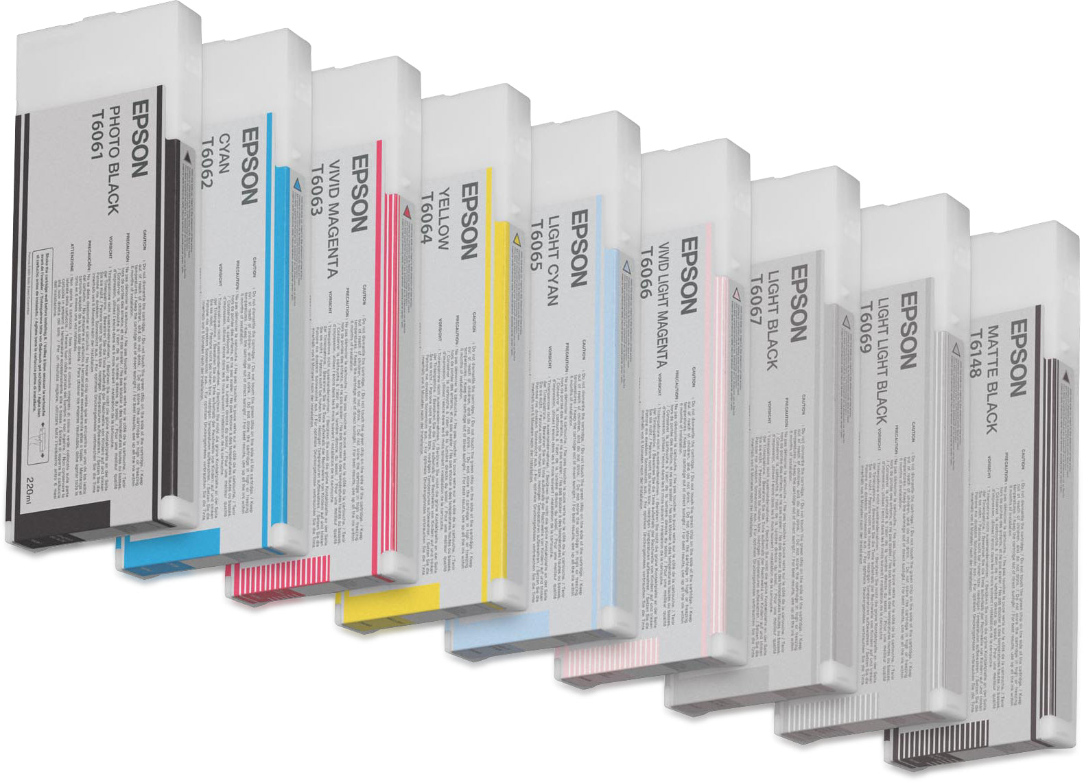 Epson Tintenpatrone T606700, Light Schwarz, 220 ml – für Stylus Pro 4880