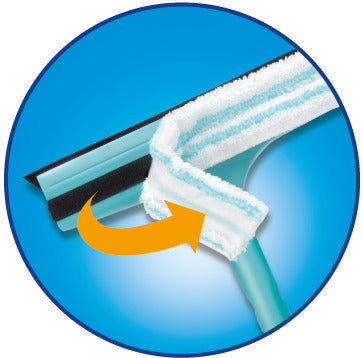Leifheit Ersatztuch 3in1 Micro Duo – für Leifheit Fensterwischer 3 in 1 – 1 Stk.