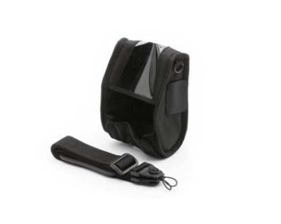 Zebra Schutzhülle mit Schulterriemen, staubresistent, schwarz – für QLn220