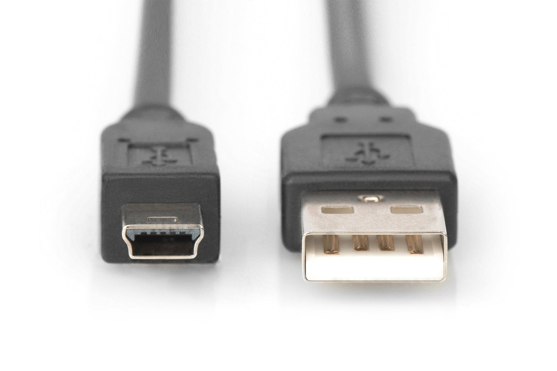 Digitus USB-Kabel, USB-A zu Mini-USB, 1,0 m, USB 2.0