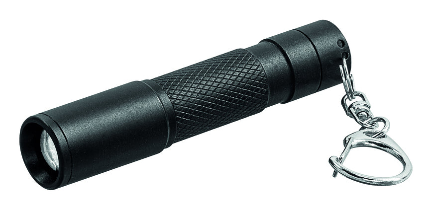 Steffen Taschenlampe Key 70 – 70 lm, 35 m, IPX4, 2 Stufen – Schwarz