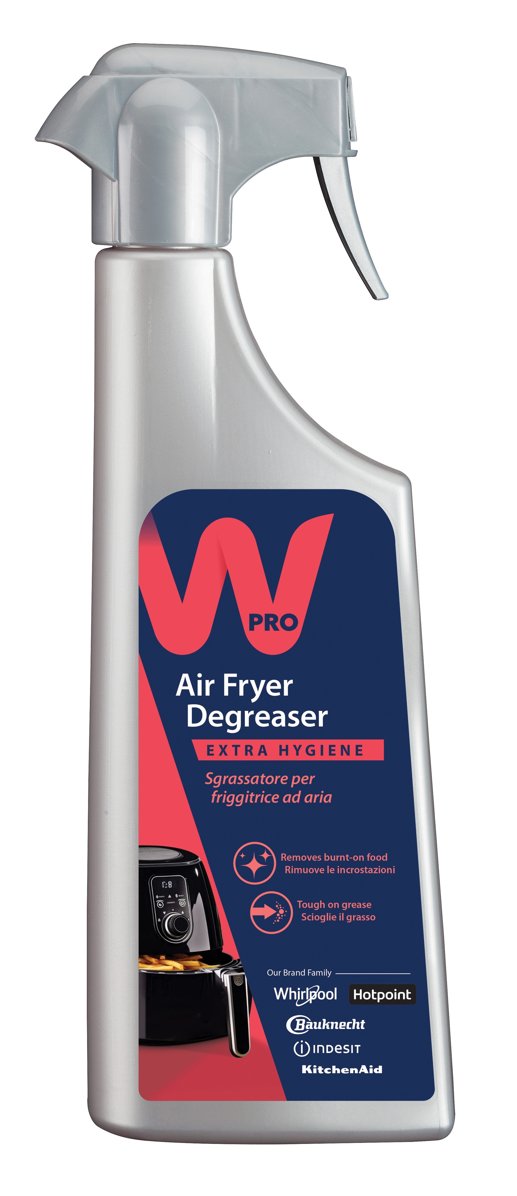 Wpro DFA100 Backofen- & Grillreiniger für Airfryer/Fritteusen – Spray