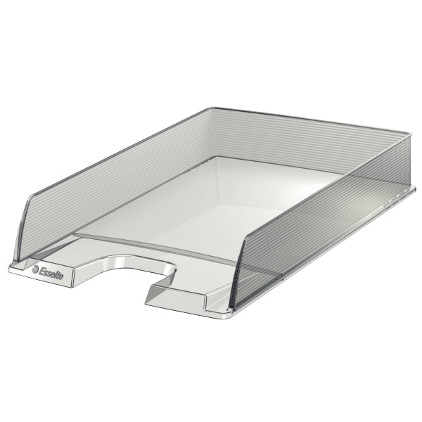 Esselte Europost – Briefkorb für A4, Polystyrol, transparent, 254 × 61 × 350 mm