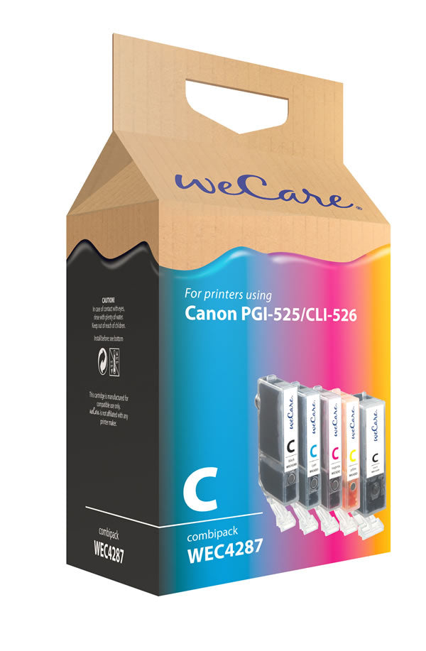 Wecare Multi rebuilt 525/526 – Schwarz, Cyan, Magenta, Gelb, WEC4287