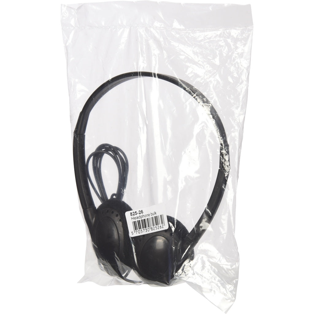 Sandberg Bulk Headphone – On-Ear Kopfhörer, kabelgebunden – schwarz