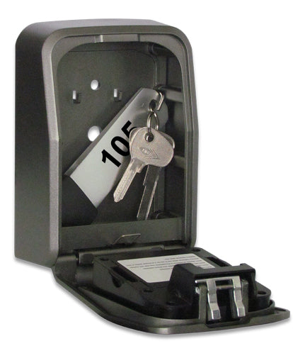 Rieffel KSB-ELO XL – Schlüsseldepot, für 25 Schlüssel, Zahlenschloss, wetterfest (IP65), 105 × 55 × 145 mm