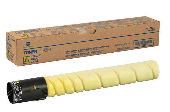 Konica Minolta Toner TN-216Y – gelb, 26000 Seiten – für Konica Minolta bizhub C220/bizhub C280