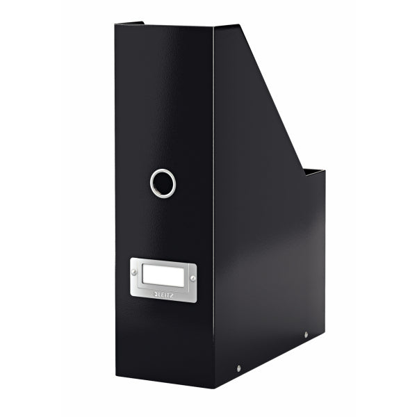 Leitz Ablageprodukt – Karton, mit Beschriftungsfeld, schwarz, 253×103×330 mm