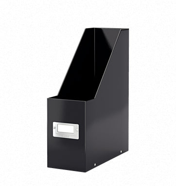Leitz Ablageprodukt – Karton, mit Beschriftungsfeld, schwarz, 253×103×330 mm