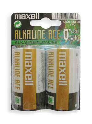 Maxell D Batterien, Alkaline, 1,5 V – 2 Stk.