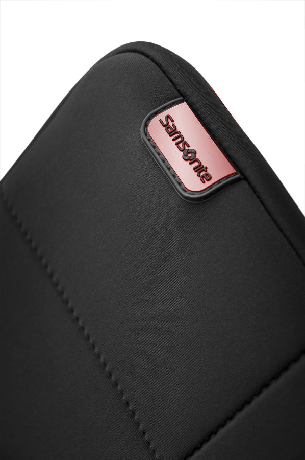 Samsonite Airglow Notebook-Schutzhülle – für Notebooks bis 15,6", 4,5 l, Neopren/Polyester, schwarz/rot