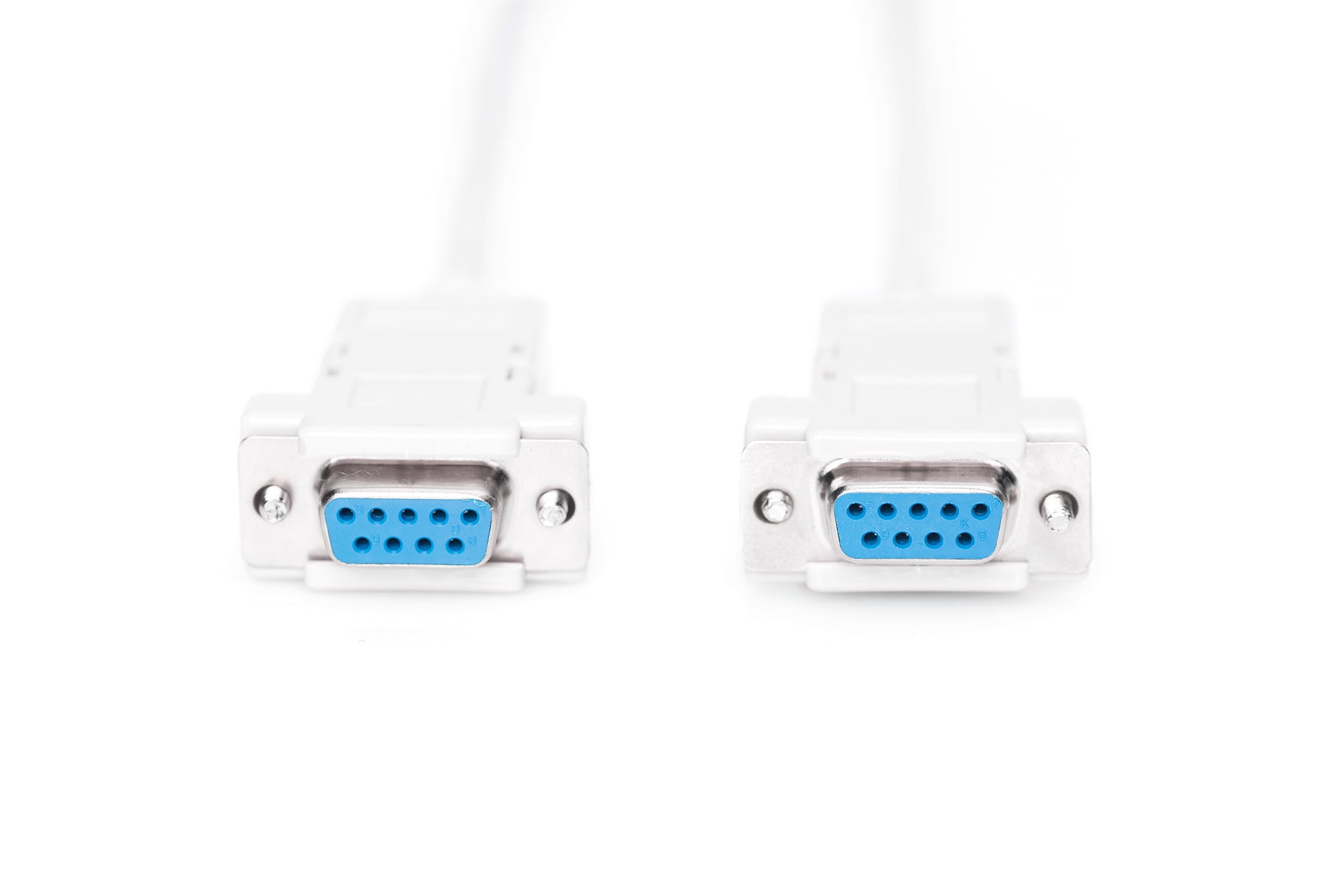 Digitus Nullmodem-Kabel – DB-9 zu DB-9 (weiblich zu weiblich) – 3 m – Beige
