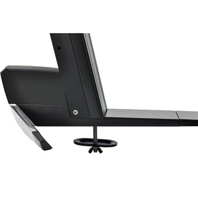 Ergotron WorkFit S Durchführungsbefestigung – Monitorarm Tischhalterung – Klemme/Durchführung – Schwarz – für WorkFit S