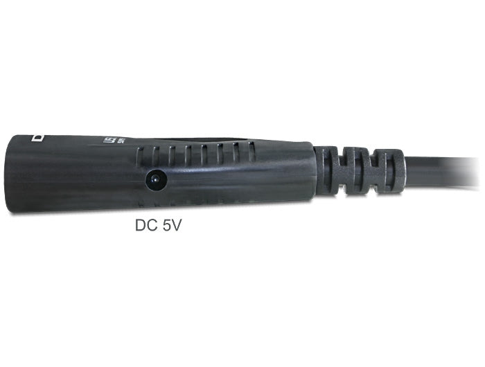 DeLOCK USB-A Verlängerungskabel (Stecker auf Buchse) – USB 3.2 Gen 1 (5 Gbit/s) – 5 m – Aktiv – Schwarz