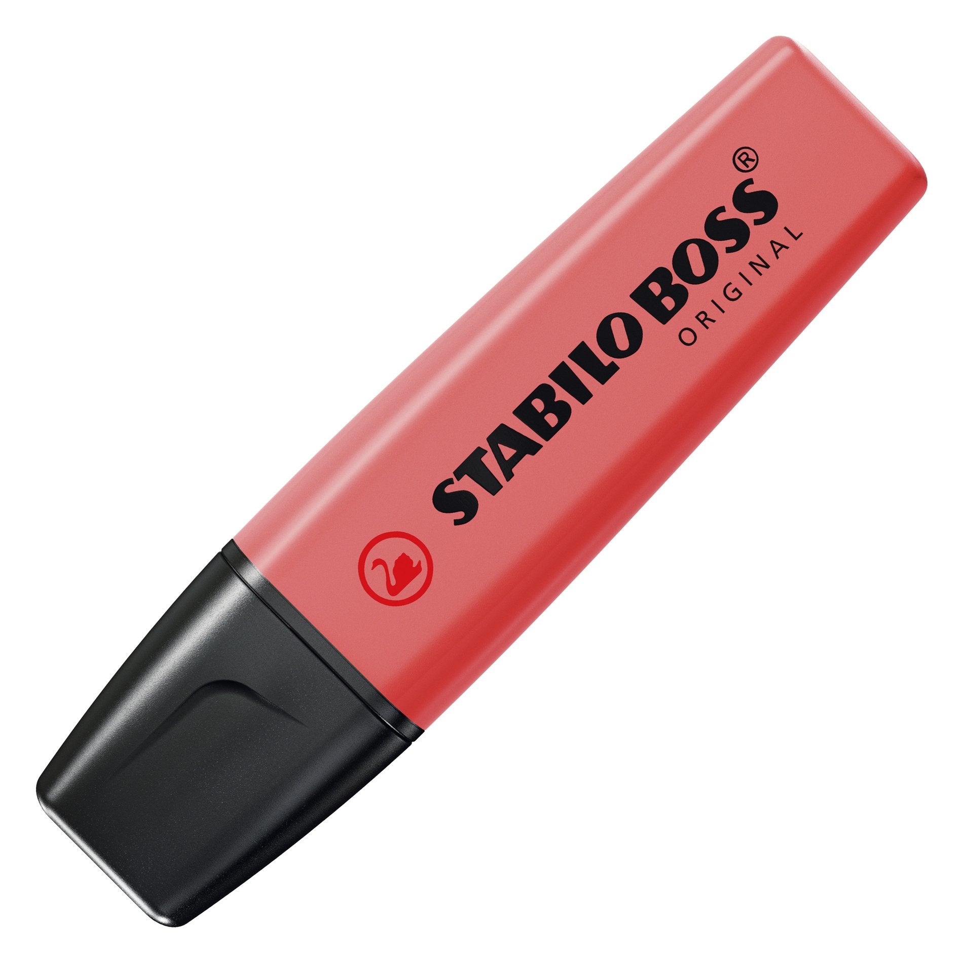 STABILO BOSS Original Textmarker Rot – Keilspitze, 2–5 mm, Nachfüllbar