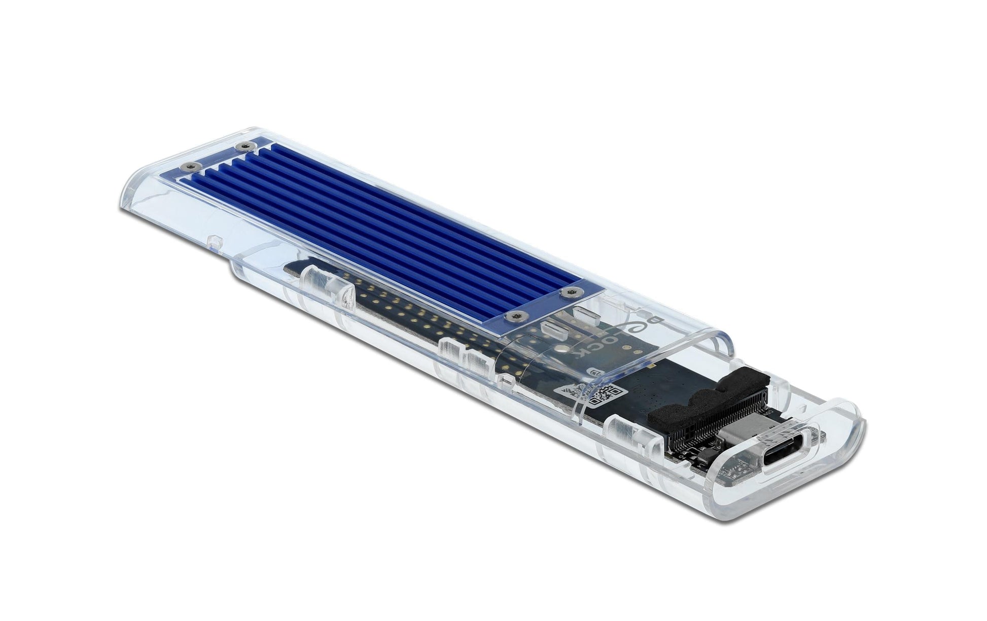 DeLOCK M.2 NVMe SSD-Gehäuse – 1-Bay – für M.2 (NVMe, Key-M)