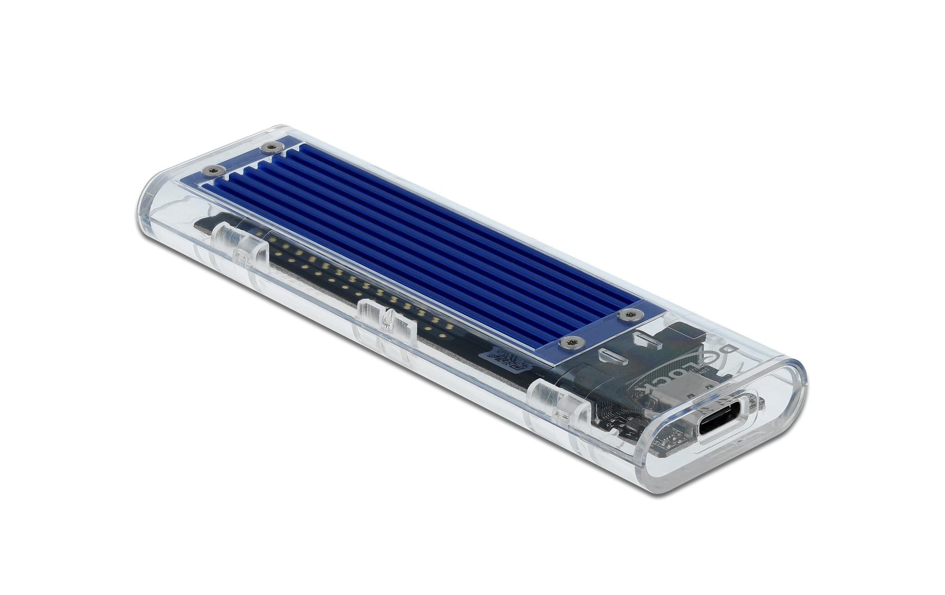 DeLOCK M.2 NVMe SSD-Gehäuse – 1-Bay – für M.2 (NVMe, Key-M)