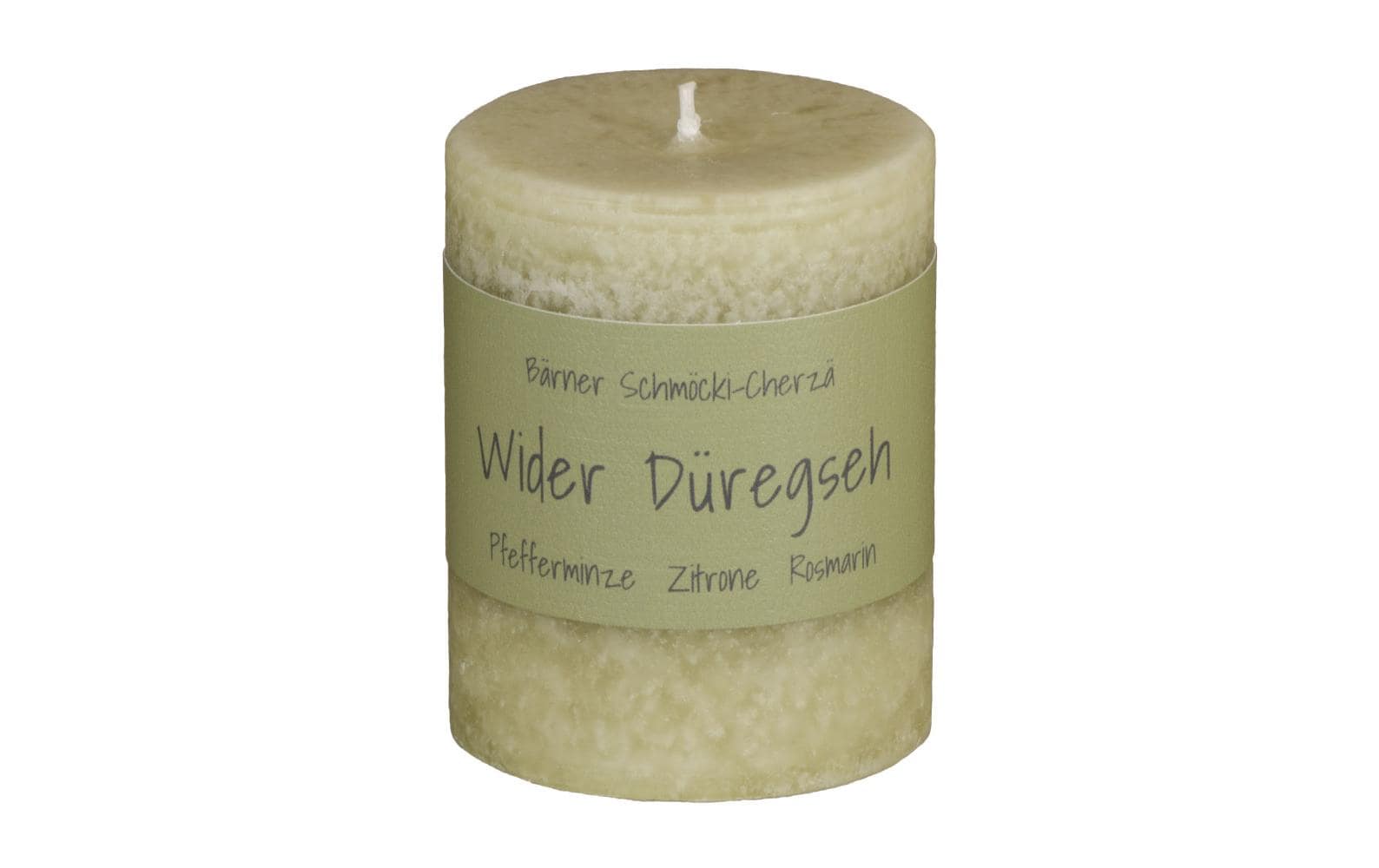 Schulthess Kerzenhandwerk Duftkerze – Zitrone, Pfefferminze & Rosmarin – Ø 7 × 8 cm