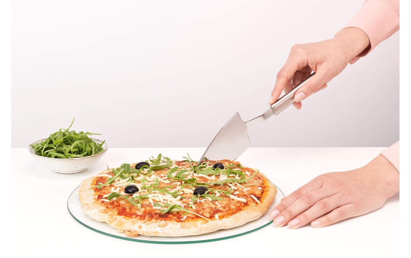 Brabantia Pizzaheber, 6,5 × 2,8 × 30,3 cm, Edelstahl, silber, für Torten