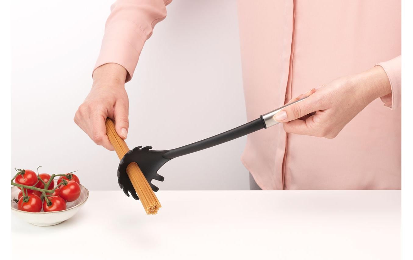 Brabantia Spaghettilöffel, 35,5 cm, Nylon/Kunststoff, Schwarz