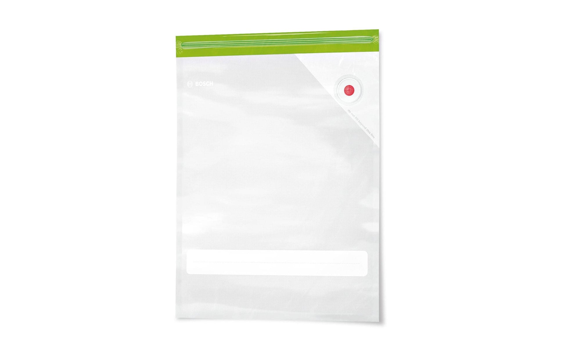 Bosch Zipper-Beutel 10er-Set – 19 × 26 cm, 3,8 l, für Bosch