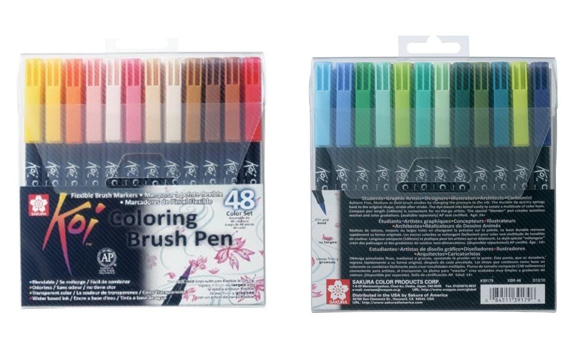 Sakura Koi Colouring Filzstifte, 48 Farben