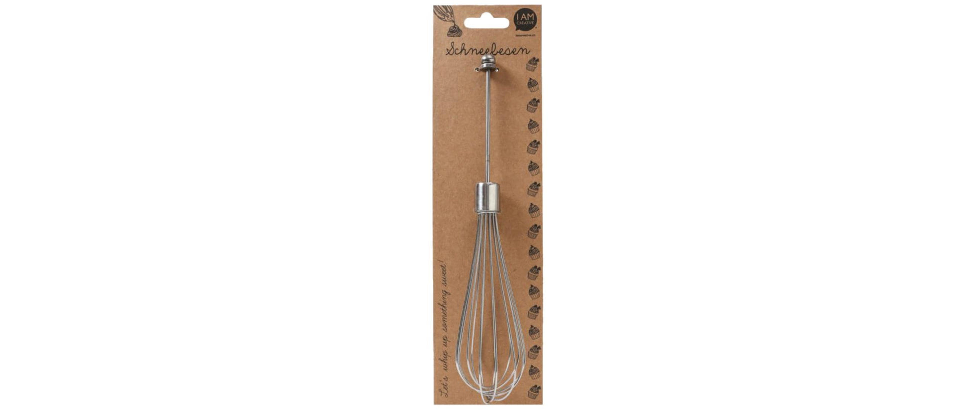 I am Creative Schneebesen 33 cm, Edelstahl, silber