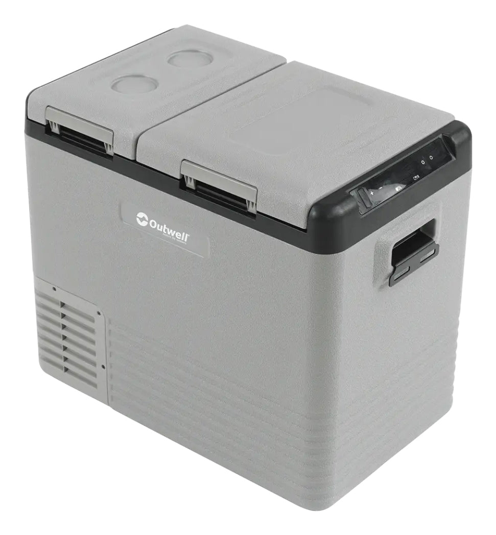 Outwell Kühlbox Arctic Chill 41 Dual Zone – 41 l, 12/24/230 V, Kompressor, Schwarz/Grau