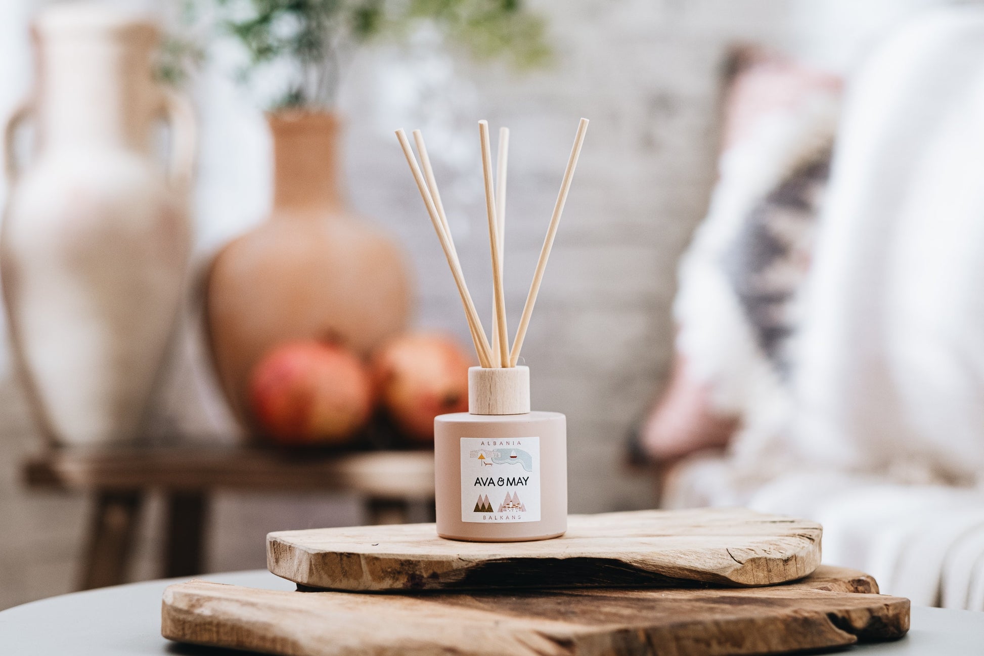 AVA & MAY Duftstäbchen Albania – Granatapfel – 100 ml