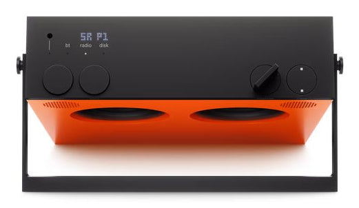 Teenage Engineering OB-4 – Radio-/Internet-Radio-Lautsprecher – FM, Akkubetrieb, 3,5 mm Klinke, Orange