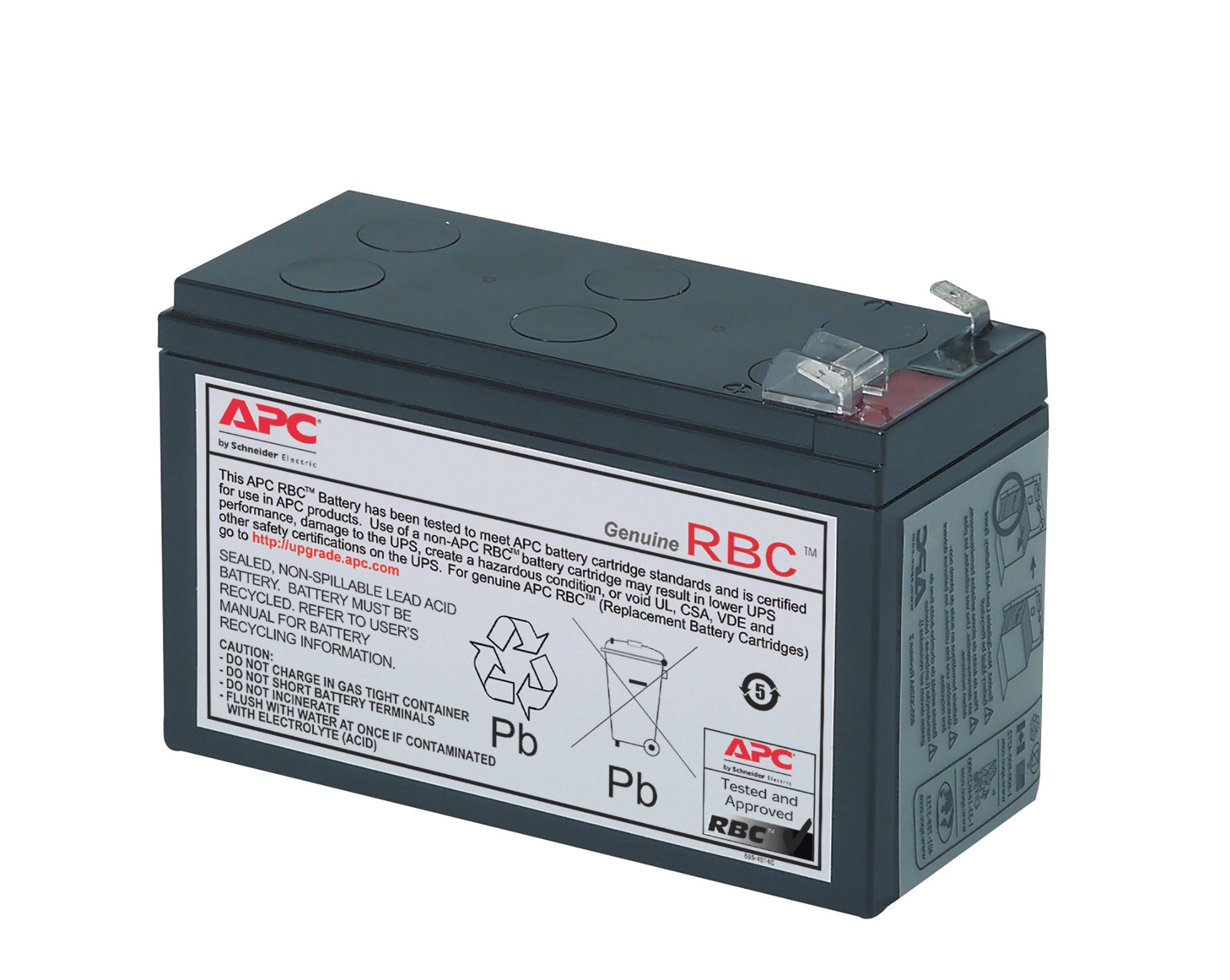 APC RBC17 UPS-Batteriemodul – Blei (VRLA), 12 V – 1 Stk.