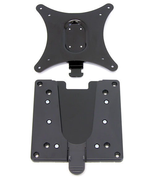 Ergotron VESA-Adapterplatte – 1 Monitor – VESA 75×75/100×100 mm – bis 15,9 kg/Monitor – Schnellverschluss