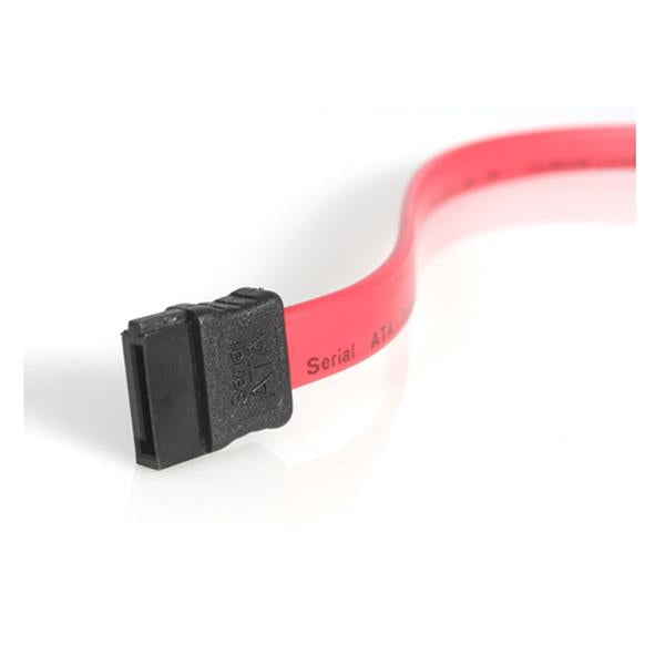 StarTech.com SAS 29-Pin zu SATA 15-Pin + LP4 Kabel – 0,457 m – Rot
