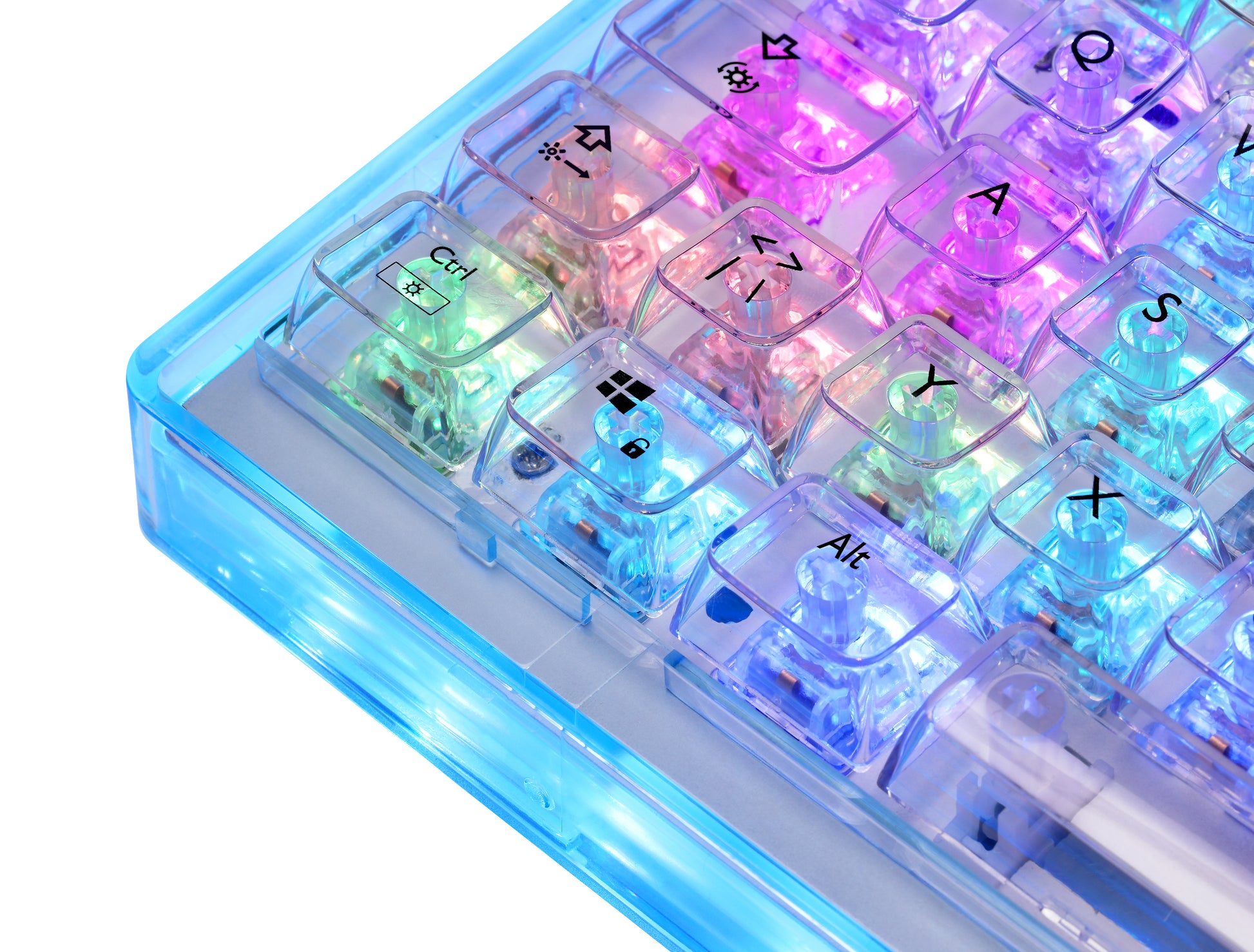 Deltaco Gaming GAM-160-T-CH – Gaming-Tastatur 65% – Mechanisch – QWERTZ (CH) – RGB – Ohne Ziffernblock