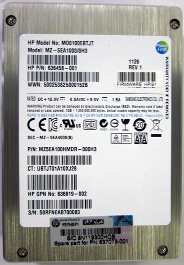 HPE 636599-B21 – für 2,5" SSD, SATA