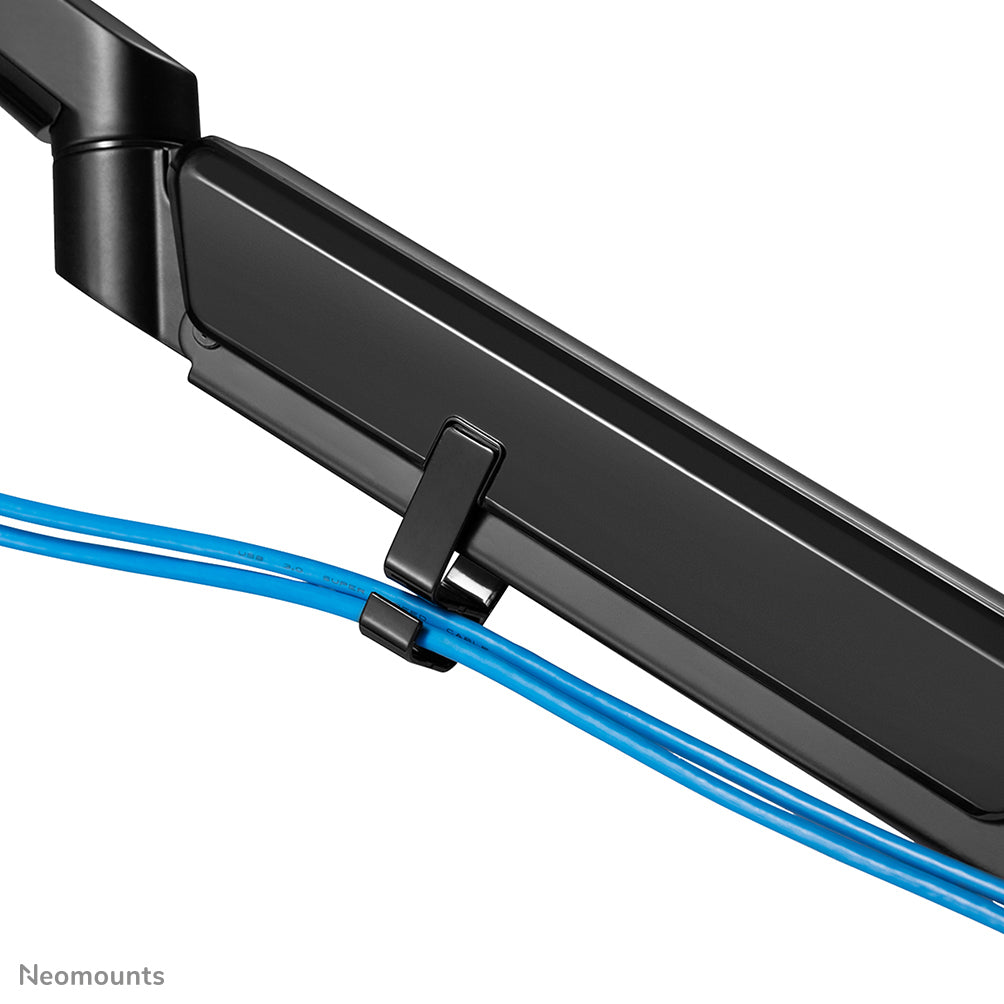 Neomounts DS70-810BL1 – Monitorarm, Single, bis 32", 1–9 kg, gasunterstützt, 180°-Stopp, schwarz