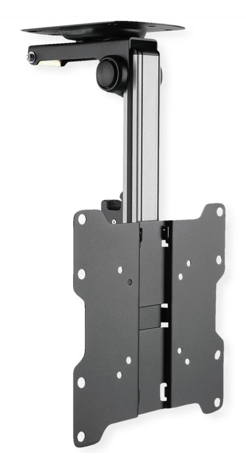 VALUE Deckenhalterung – 17–37" – VESA 75×75–200×200 – bis 20 kg, Teleskopmast, neigbar – schwarz