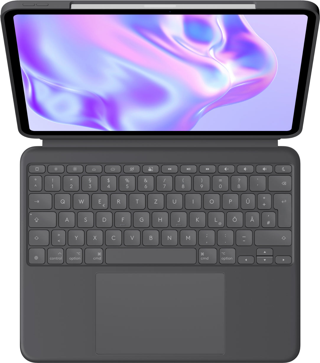 Logitech Combo Touch Qwertz Deutsche Tablet- & Notebook-Tasche – für Tablets, Graphit