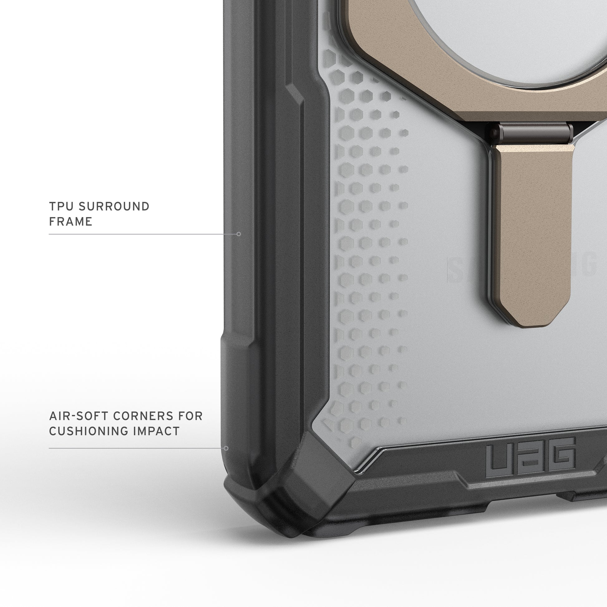 Urban Armor Gear UAG Plasma XTE Backcover – für Samsung Galaxy S26, mit Ständer, Kunststoff, Titan, bis 6 m Sturzsicher